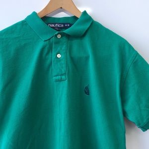 Nautica Kelly Green Polo - Medium